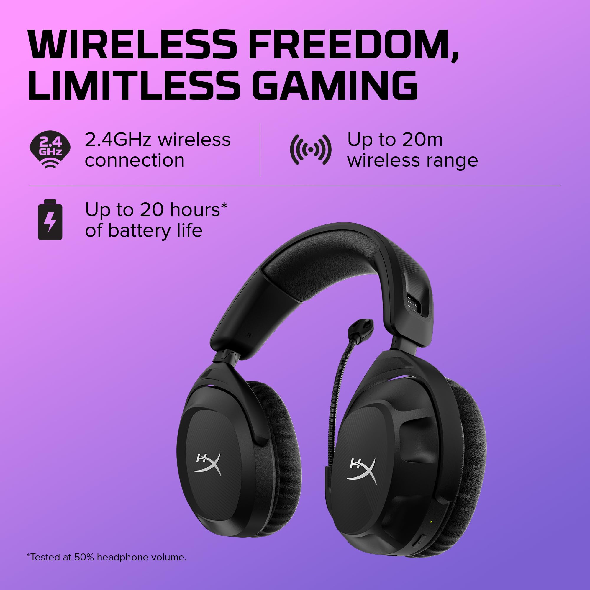 HyperX Cloud Stinger 2 - Wireless Gaming Headset – Noise
